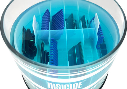 Disicide Blade Jar 1L – Glass Disinfection Container with Plastic Basket, Safe Storage Solution