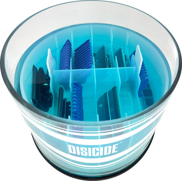 Disicide Blade Jar 1L – Glass Disinfection Container with Plastic Basket, Safe Storage Solution