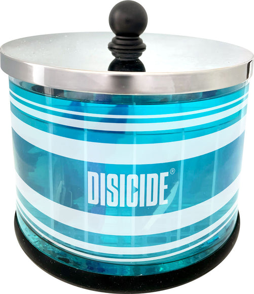 Disicide Blade Jar 1L – Glass Disinfection Container with Plastic Basket, Safe Storage Solution