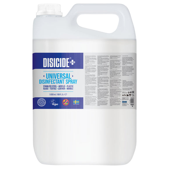 Disicide Plus+ Universal Disinfectant Spray 5L – Powerful Surface Cleaner and Odor Eliminator