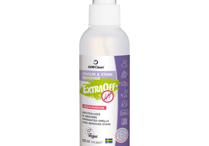 All1Clean Odor & Stain Remover ExtraOff – Liquid Formula, Removes Organic Stains and Odors, 150ml