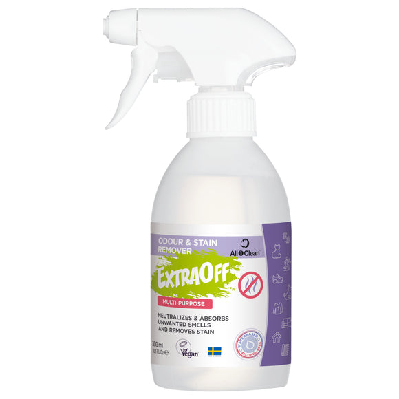 All1Clean Odor & Stain Remover ExtraOff – Liquid Formula, Removes Organic Stains and Odors, 300ml