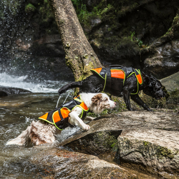 Julius-K9 Multifunctional Orange Vest – Buoyant Supportive Swim and Rehab Aid, Size L