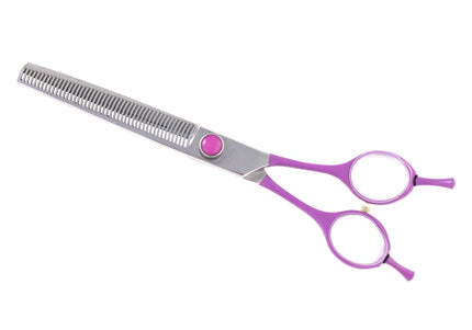 Geib Gator Gear Set 7" – Professional Scissors and Thinning Shears with Curved Ergonomic Handles, 3 Piece Kit