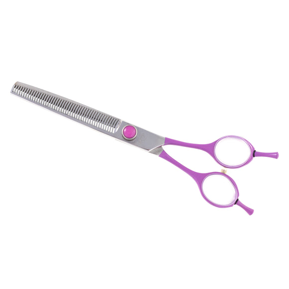 Geib Gator Gear Set 7" – Professional Scissors and Thinning Shears with Curved Ergonomic Handles, 3 Piece Kit