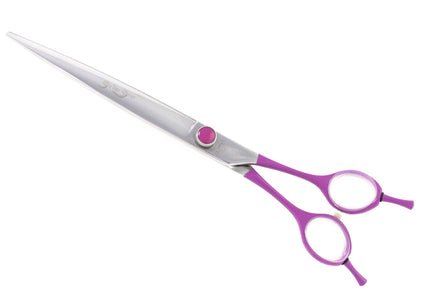 Geib Gator Gear Set 8" – Professional Scissors and Thinning Shears with Curved Handles, 3 Piece Kit