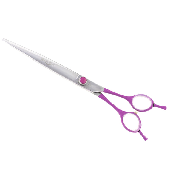 Geib Gator Gear Set 8" – Professional Scissors and Thinning Shears with Curved Handles, 3 Piece Kit