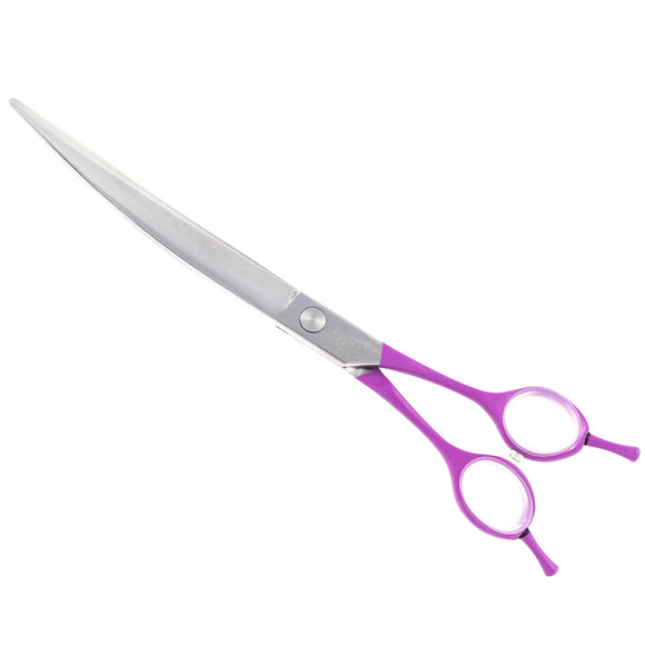 Geib Gator Gear Set 8" – Professional Scissors and Thinning Shears with Curved Handles, 3 Piece Kit