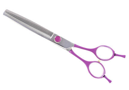 Geib Gator Gear Set 8" – Professional Scissors and Thinning Shears with Curved Handles, 3 Piece Kit