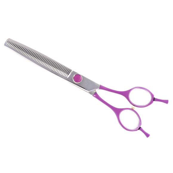 Geib Gator Gear Set 8" – Professional Scissors and Thinning Shears with Curved Handles, 3 Piece Kit