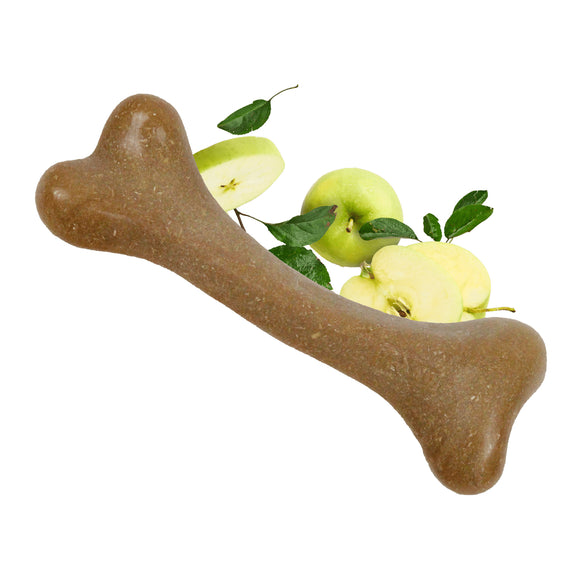 Dashi Fruity Bone Apple – Large Apple-Flavored Dog Chew, Durable and Long-Lasting