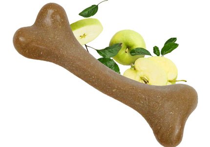 Dashi Fruity Bone Apple – Large Apple-Flavored Dog Chew, Durable and Long-Lasting