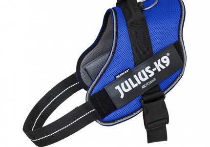 Julius K9 IDC Powair Harness Blue – Lightweight Breathable Mesh Dog Harness, XXL Size