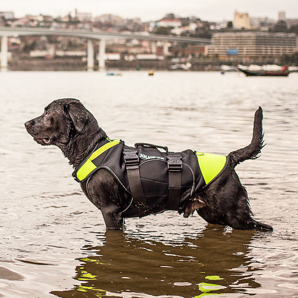 Julius-K9 Multifunctional Neon Vest – Lightweight Swimming and Rehabilitation Support, Size S