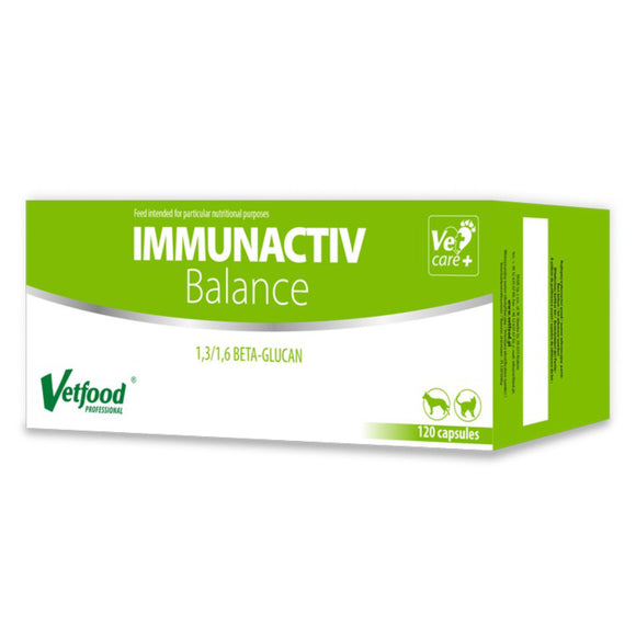 Vetfood Immunactiv Balance Immune Support Supplement – 120 Tablets, Fast-Acting Formula