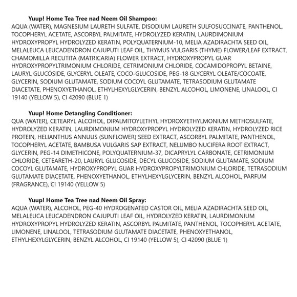 Yuup! Insect Repellent Cosmetic Set – Protective Spray and Shampoo, Gentle Formula