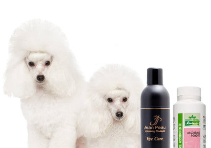 Jean Peau Eye Care 200ml and Baldecchi Absorbing Powder 90g – Complete Set for Brightening and Reducing Eye Stains