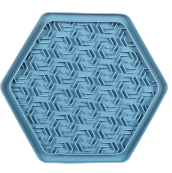 Flamingo Lick Pad Jelly – Blue Silicone Anti-Stress Licking Mat, Calming Design