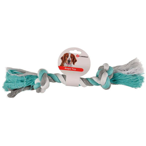Flamingo Jim Rope Chew Toy – Small Durable Braided Rope, Promotes Healthy Play