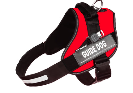 Julius K9 Guide Harness Red – Adjustable Reflective Dog Harness, Durable Comfort Design