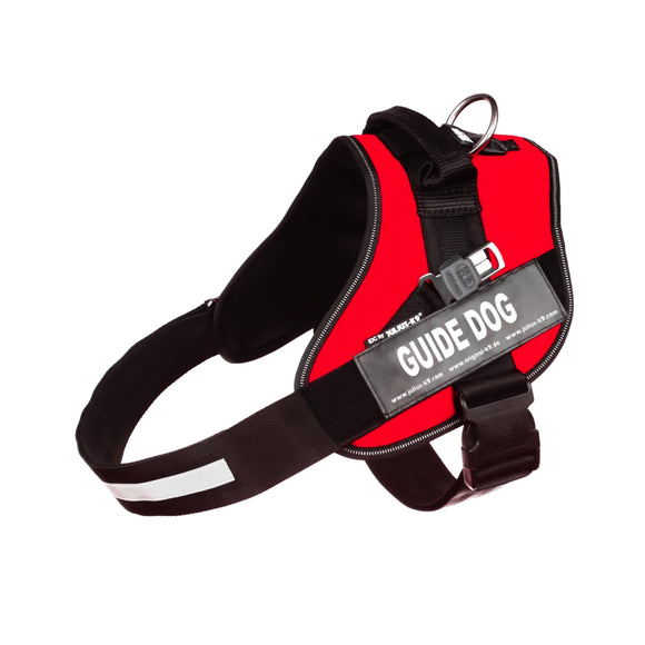 Julius K9 Guide Harness Red – Adjustable Reflective Dog Harness, Durable Comfort Design
