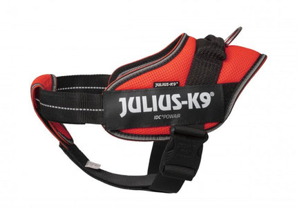 Julius K9 Powair Pressure Distribution Pad Red XXL – Breathable Comfort Belt, Lightweight Design