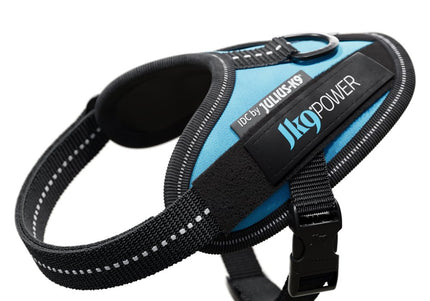 Julius-K9 IDC Powerharness Aquamarine – Premium Turquoise Harness, Adjustable, Size 1