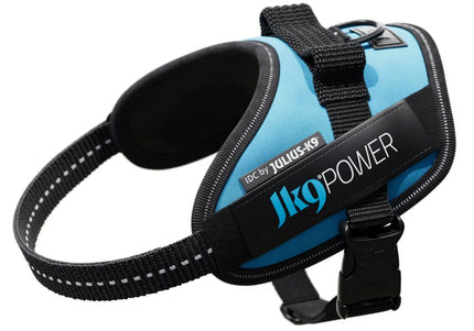 Julius-K9 IDC Powerharness Aquamarine – Premium Turquoise Harness, Adjustable, Size 1