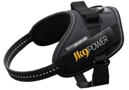 Julius-K9 IDC Powerharness Gray – Premium Adjustable Harness, Mini-Mini Size, Durable Design
