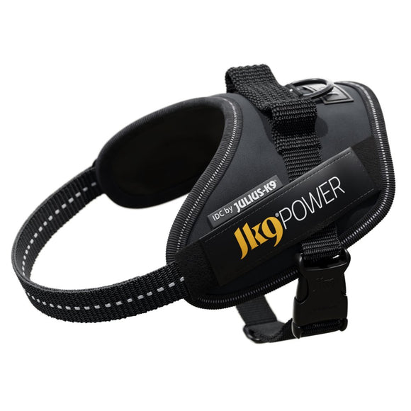 Julius-K9 IDC Powerharness Gray – Premium Adjustable Harness, Mini-Mini Size, Durable Design