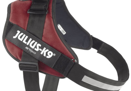 Julius-K9 IDC Powerharness Bordeaux-Brown – Premium Adjustable Dog Harness, Burgundy, Size 3