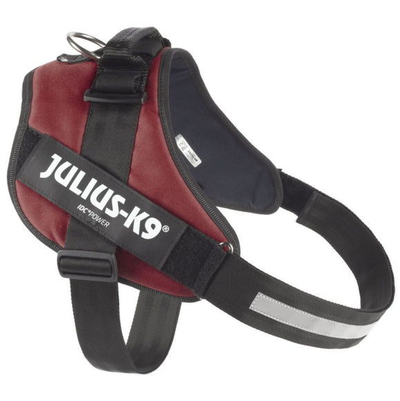 Julius-K9 IDC Powerharness Bordeaux-Brown – Premium Adjustable Dog Harness, Burgundy, Size 3