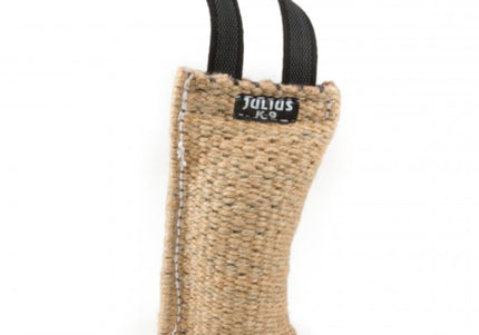 Julius-K9 Jute Tug Toy 20cm – Durable One-Handle Training Aid for Play and Exercise