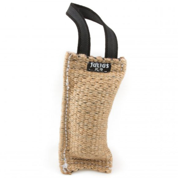 Julius-K9 Jute Tug Toy 20cm – Durable One-Handle Training Aid for Play and Exercise