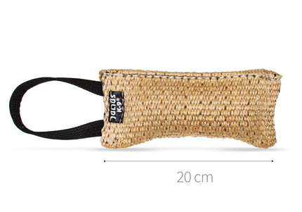 Julius-K9 Jute Tug Toy 20cm – Durable One-Handle Training Aid for Play and Exercise