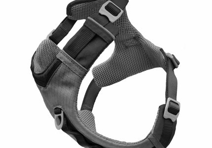 Kurgo Journey Air Harness Black – Lightweight Breathable Running Dog Harness, Medium Size