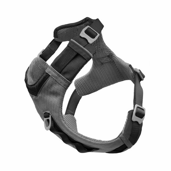 Kurgo Journey Air Harness Black – Lightweight Breathable Running Dog Harness, Medium Size