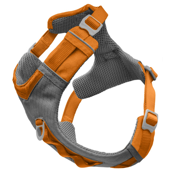 Kurgo Journey Air Harness Orange – Lightweight Breathable Running Harness, Small Size