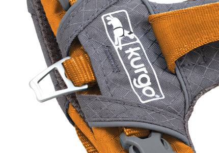 Kurgo Journey Air Harness Orange – Lightweight Breathable Running Harness, Small Size
