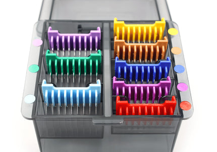 Joyzze 8 Piece Attachment Comb Set – Adjustable C-Blade Guides for Precise Clipping