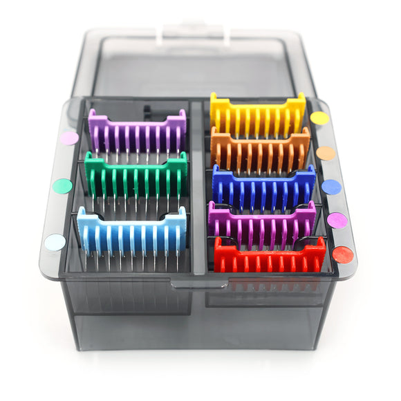 Joyzze 8 Piece Attachment Comb Set – Adjustable C-Blade Guides for Precise Clipping