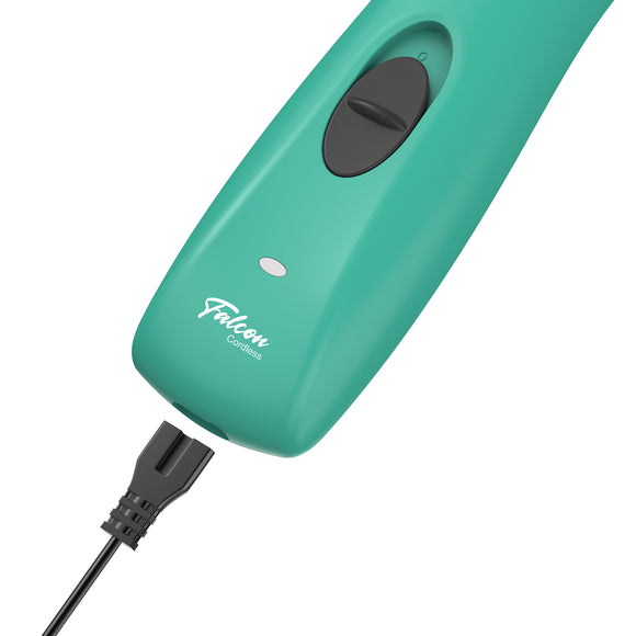 Joyzze Falcon Cordless Clipper – Quiet Two-Speed Grooming Tool with No. 10 Blade, Black