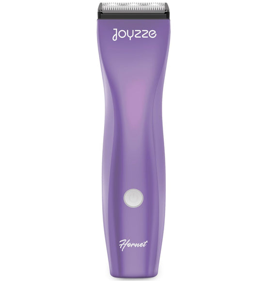 Joyzze Hornet Cordless Clipper – 2-Speed Adjustable Blade, 3 Attachments, Purple Design