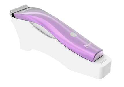 Joyzze Hornet Cordless Clipper – 2-Speed Adjustable Blade, 3 Attachments, Purple Design