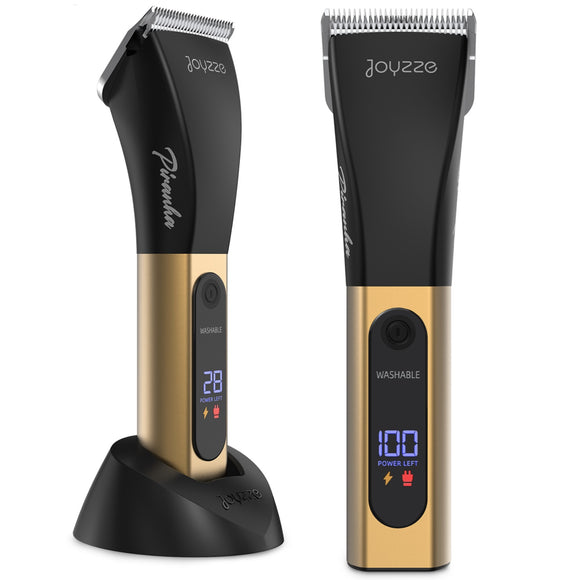 Joyzze Piranha Cordless 2-Speed Clipper Bundle – Includes 4 Blades, Lightweight Design
