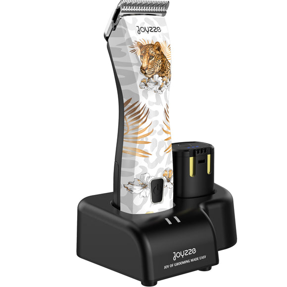 Joyzze Raptor Pro Cordless Clipper – 3-Speed Professional Grooming Tool with 2 Batteries and Case