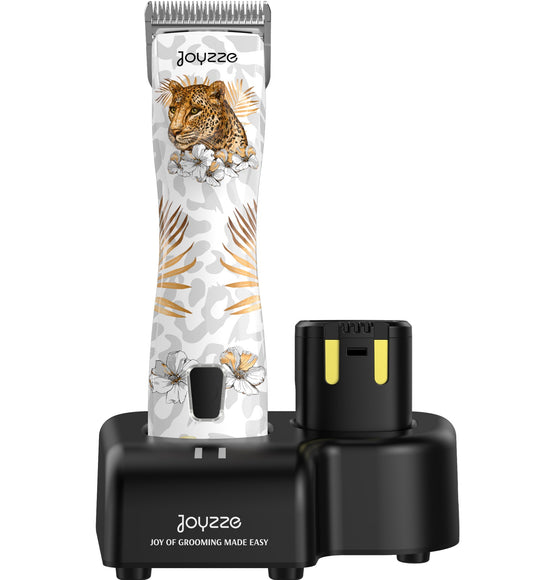 Joyzze Raptor Pro Cordless Clipper – 3-Speed Professional Grooming Tool with 2 Batteries and Case