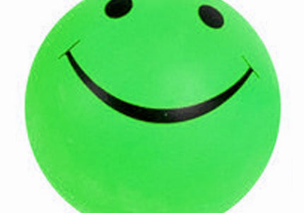 Record Smile Ball 5.5cm – Durable Rubber Play Ball, Vibrant Orange Color