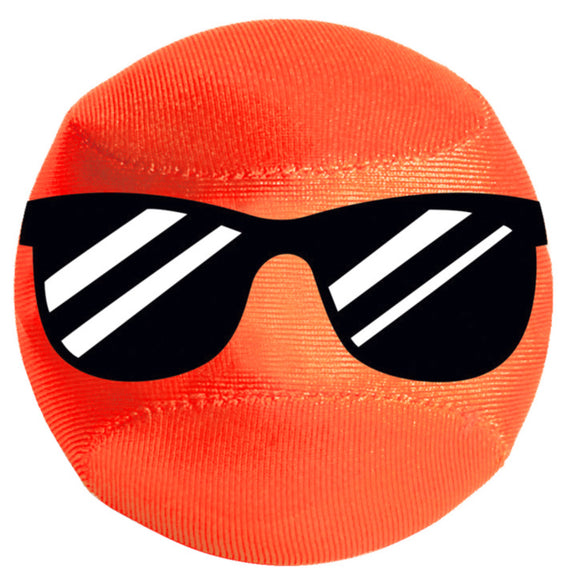 Record Aqua Jump Ball 7cm – Floating Durable Rubber Ball, High-Visibility Blue