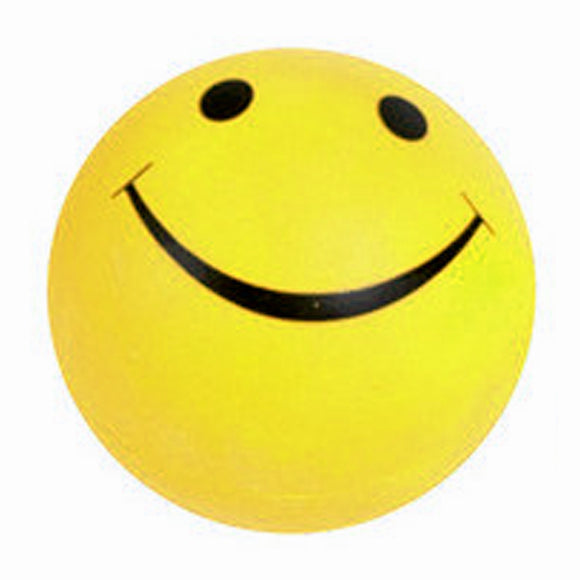 Record Smile Ball 5.5cm – Durable Rubber Play Ball, Vibrant Orange Color